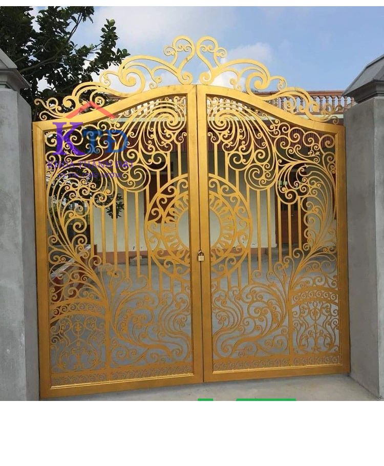 Thi công làm cửa sắt cnc cho nhà phố tại Đông Hòa- Dĩ An.