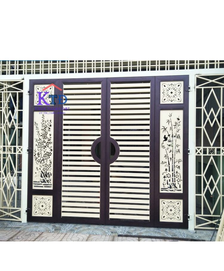 Thi công làm cửa sắt cnc tại Đông Hòa.