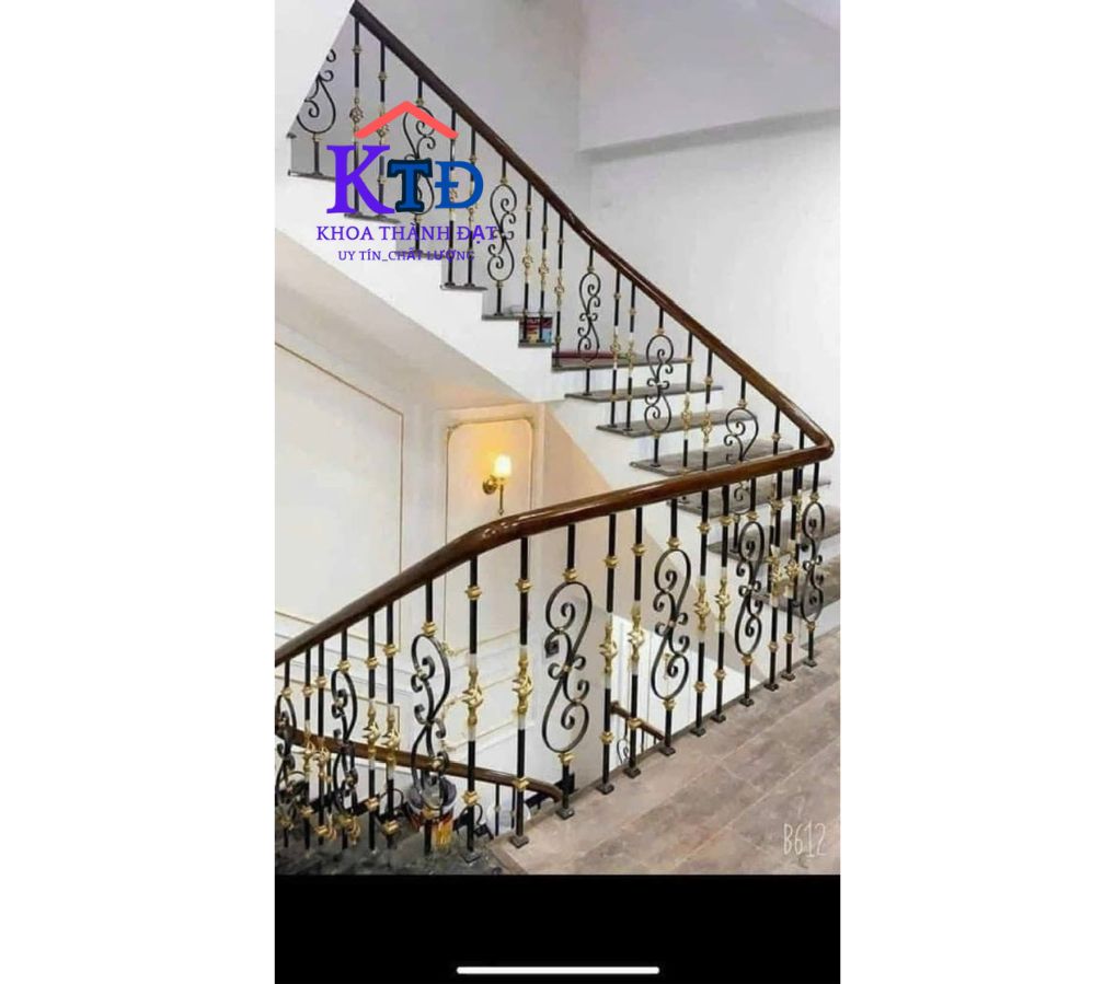 Thợ làm cầu thang sắt đẹp tại Bình Dương