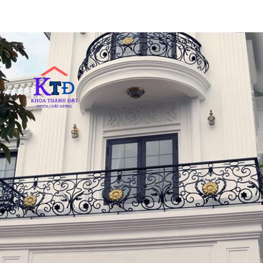 Thiết kế lan can sắt mỹ thuật tai quận 9 Tp HCM