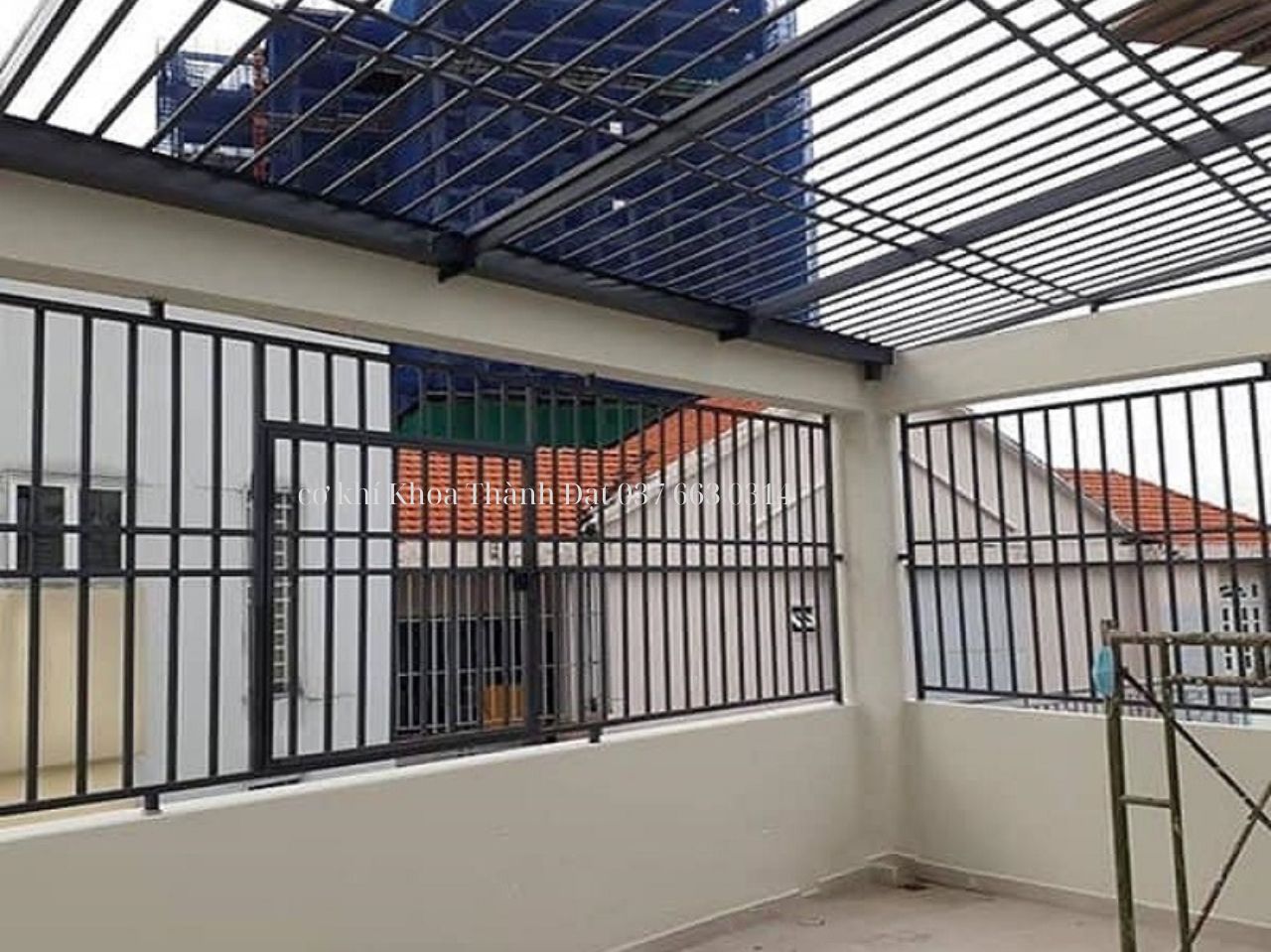 Khung bảo vệ ban công nhà phố tại Trảng Bom