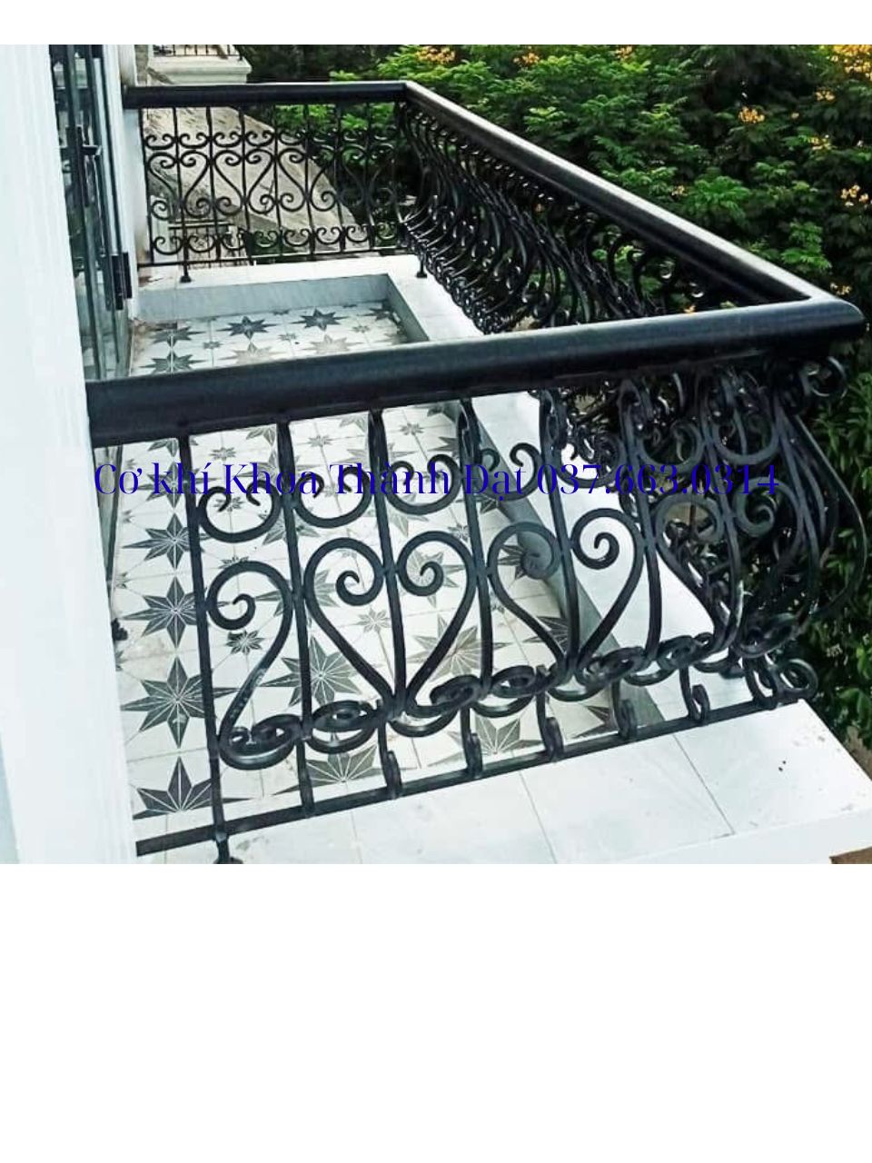 Mẫu lan can ban công sắt đẹp