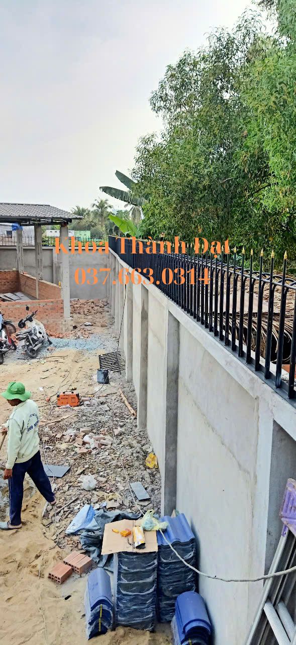Mẫu hàng rào thi công chuyên nghiệp