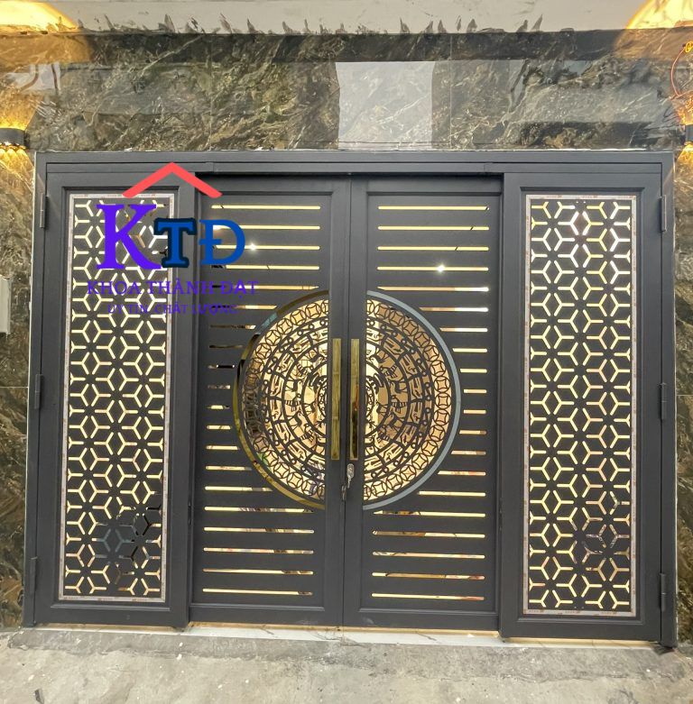 Dịch vụ làm cửa cổng sắt CNC theo yêu cầu, theo phong thủy