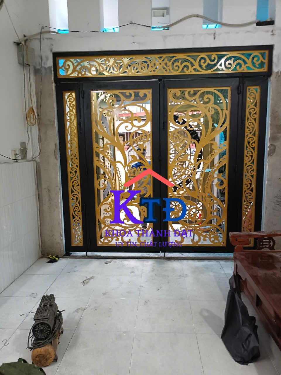 Thi công làm cửa sắt cnc chuyên nghiệp