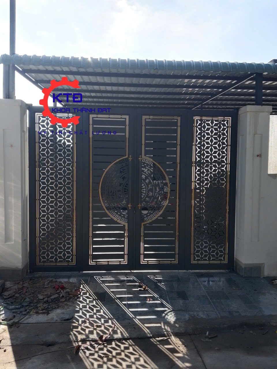 Thi công cửa cổng sắt rại Thủ Đức- Đa dạng mẫu mã