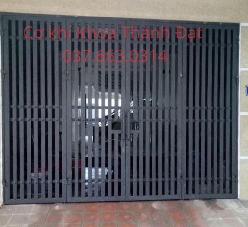 Làm cửa cổng sắt hiện đại