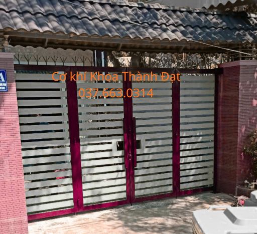 Mẫu cửa cổng đẹp 2025