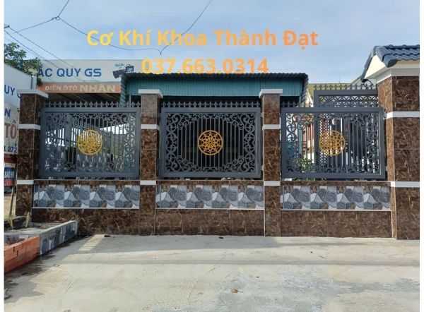 Hàng rào sắt CNC cao cấp