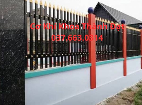 Thi công hàng rào sắt giá rẻ tại Dĩ An