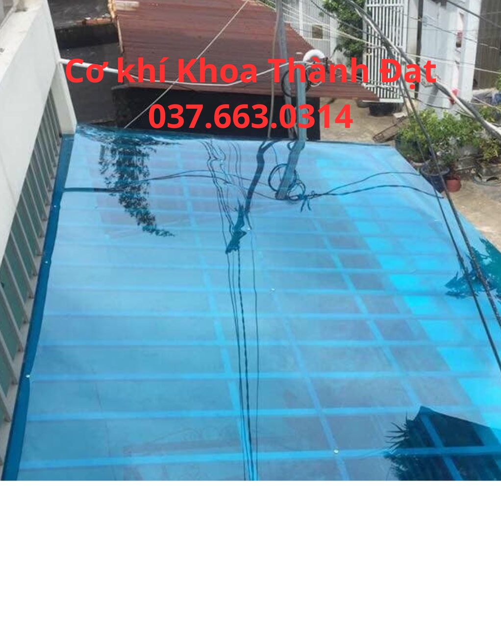 Làm mái poly tại Thủ Dầu Một