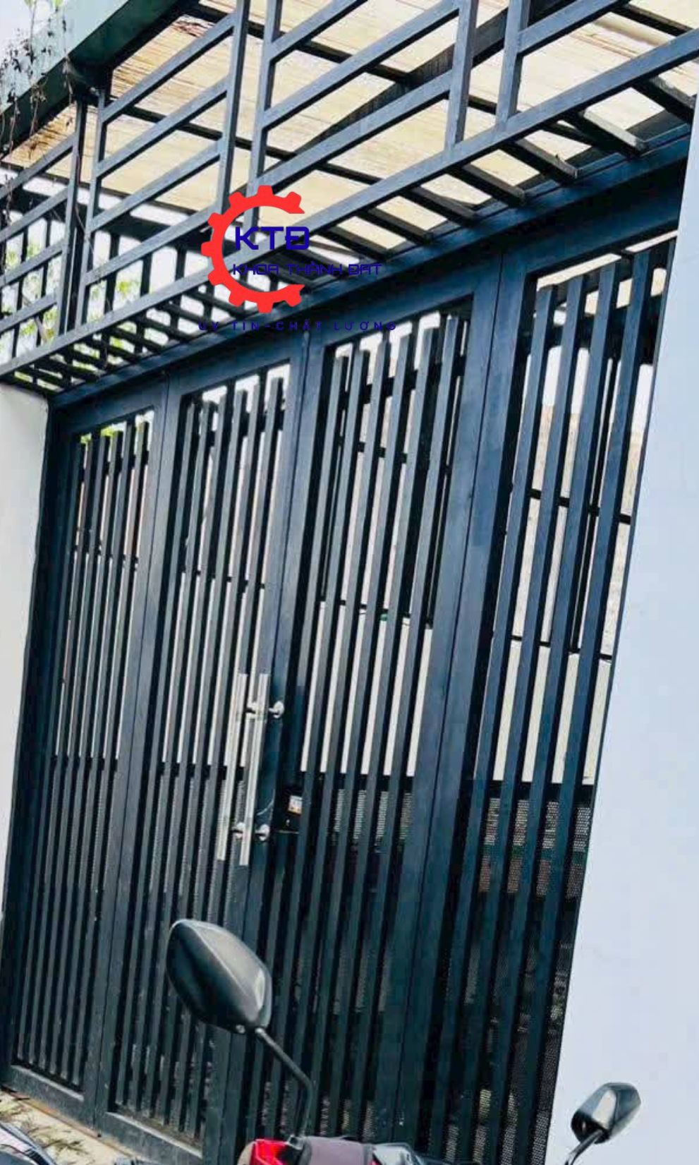 Cửa cổng sắt 2 cánh, 4 cánh