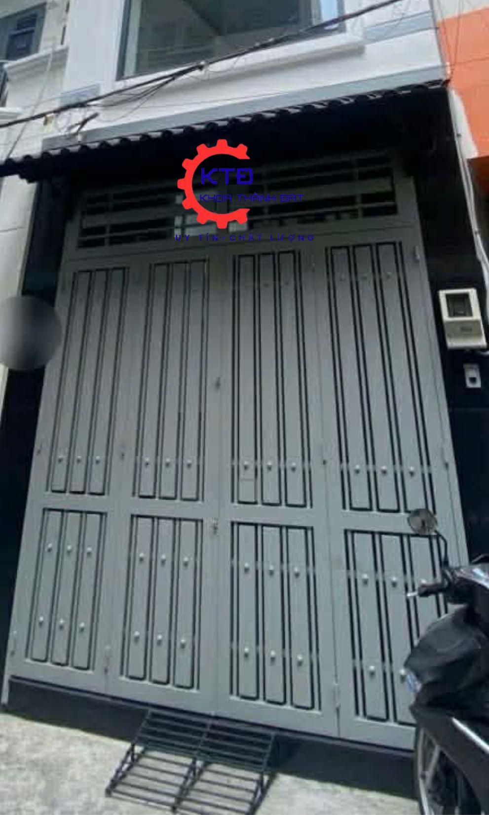 Làm cửa cổng sắt đẹp