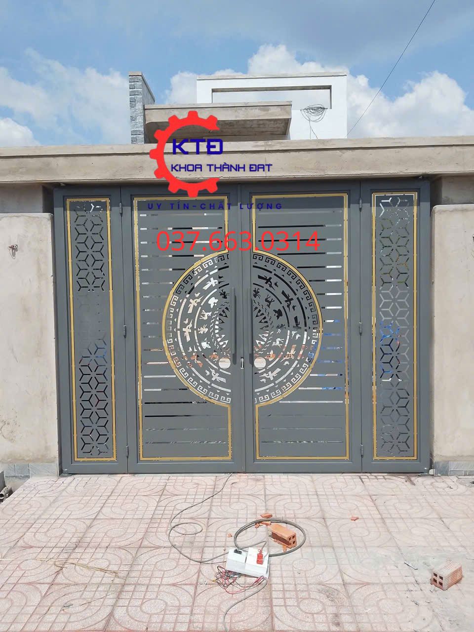 Làm cửa cổng sắt mỹ thuật Đồng Nai