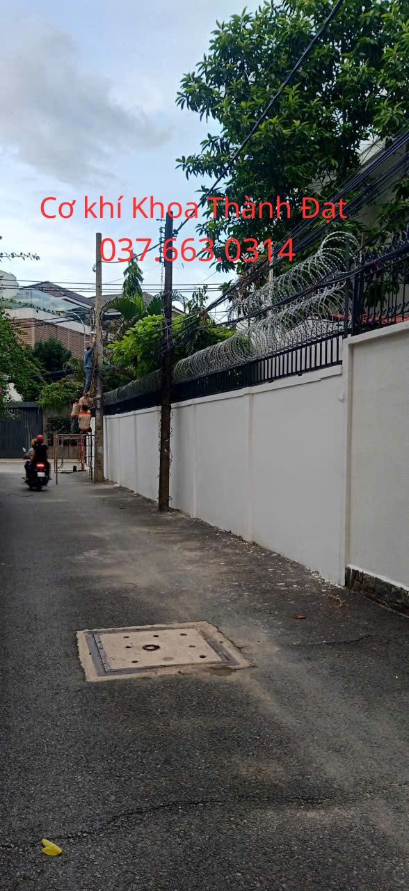 Mẫu hàng rào chống trộm