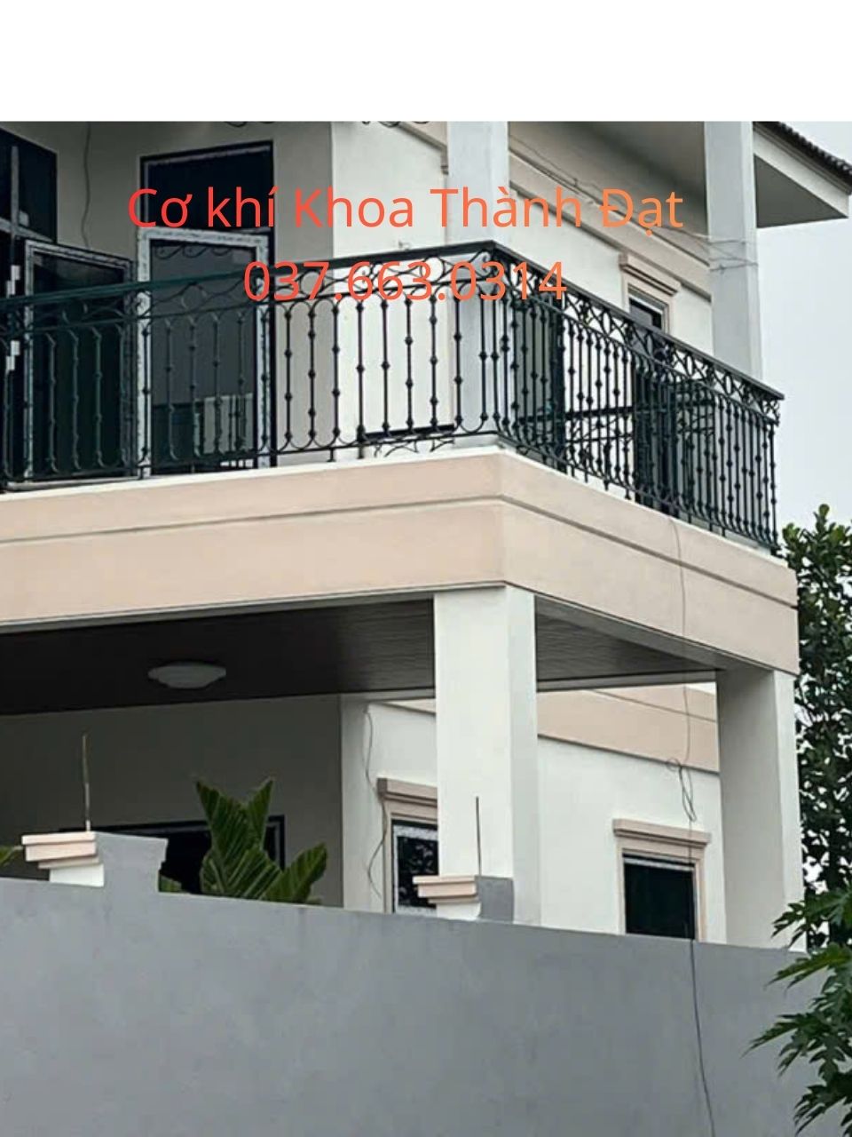 Mẫu lan can sắt đẹp 2025