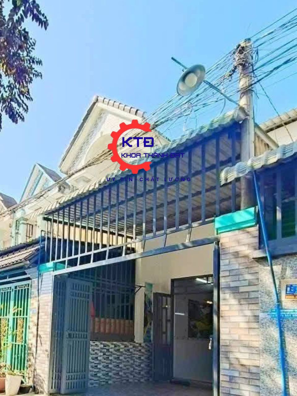 Lắp đặt khung bảo vệ sắt tại Tân Uyên