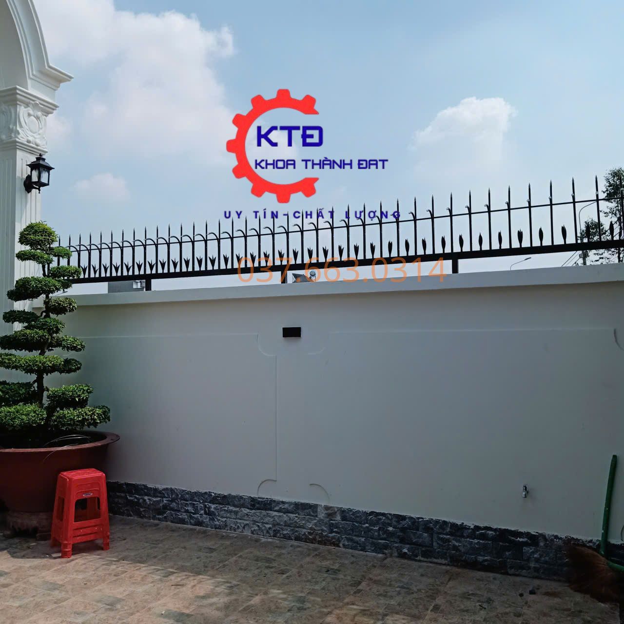 Làm hàng rào sắt giá rẻ