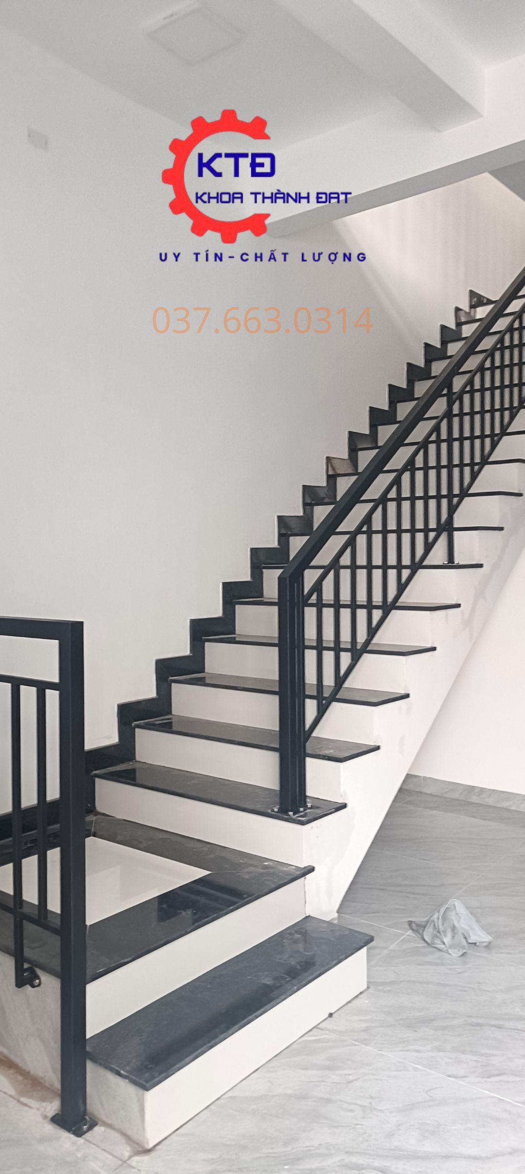 Làm cầu thang sắt chắc chắn