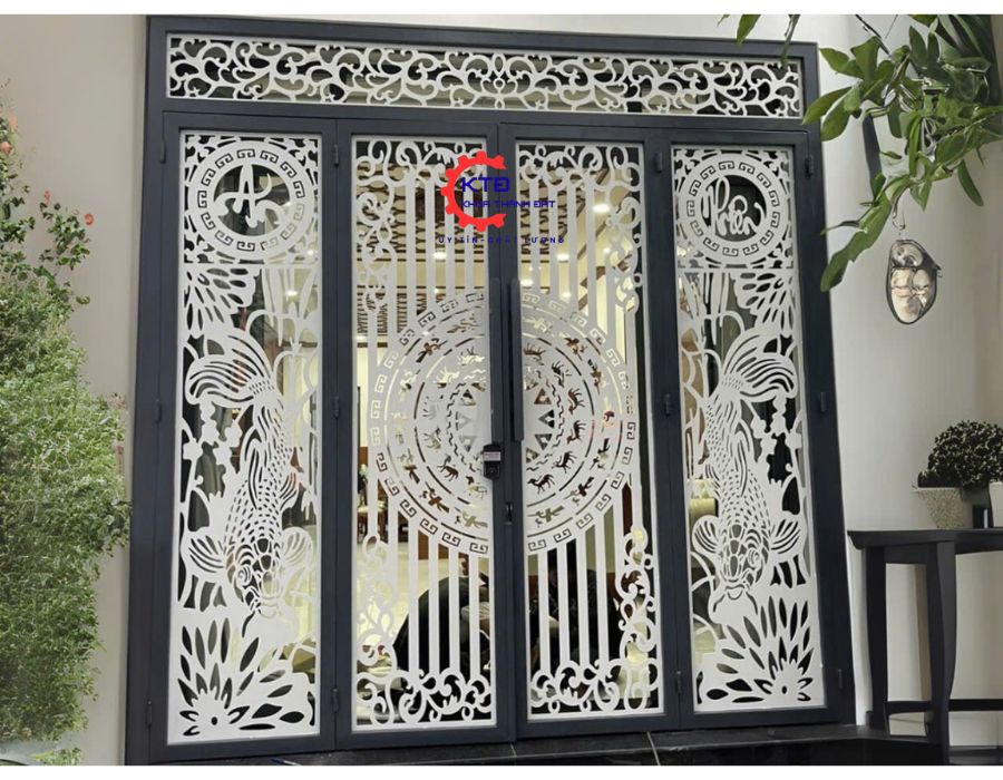 Thợ làm cửa sắt cnc đẹp
