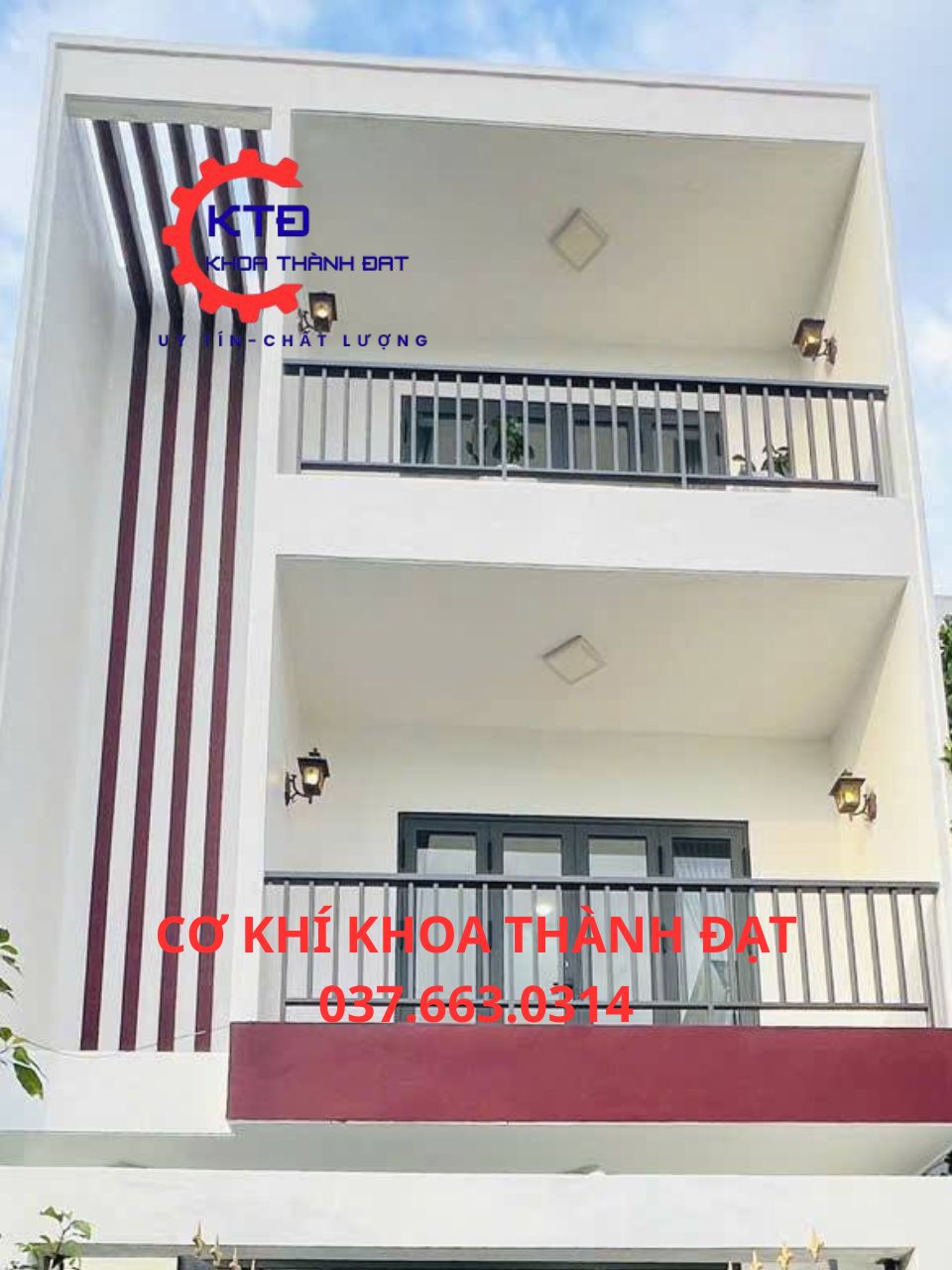 Lan can sắt ban công đẹp