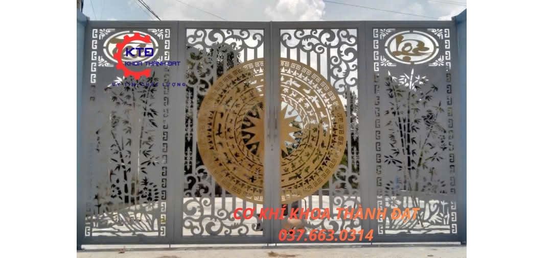 Cửa cổng sắt nghệ thuật cao cấp