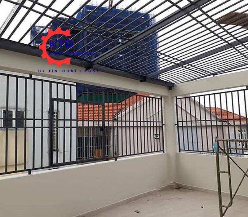 Thi công khung bảo vệ sắt tại Mỹ Phước 3- mẫu 2026