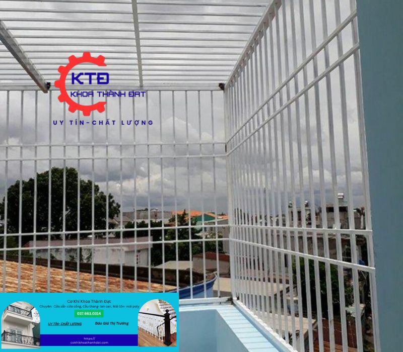 Thi công khung bảo vệ sắt tại Mỹ Phước 3- mẫu 2026