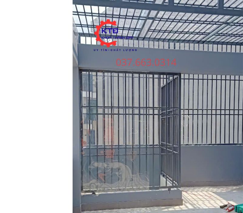 Thi công khung bảo vệ sắt tại Mỹ Phước 3- mẫu 2026