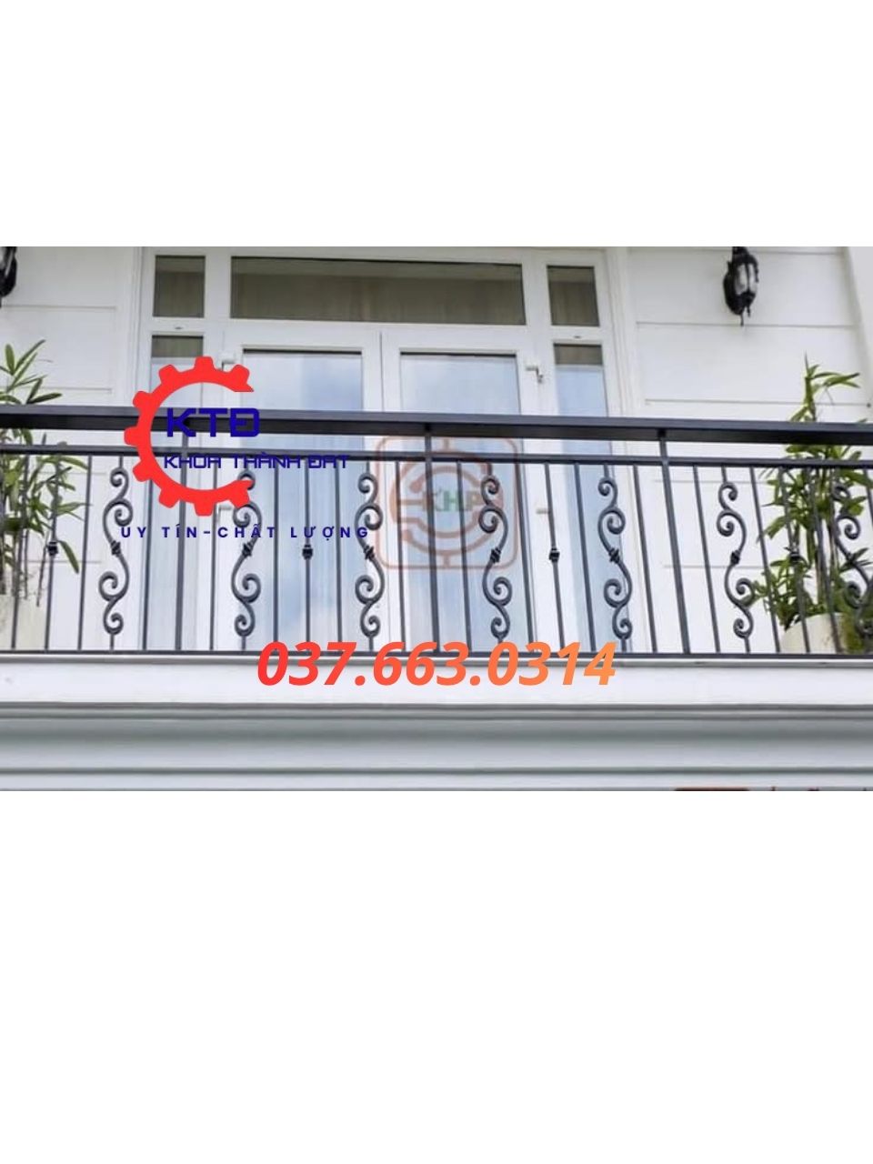 Lan can sắt mỹ thuật Củ Chi