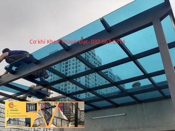 Xưởng thi công mái poly tại Thuận Giao| Giá rẻ