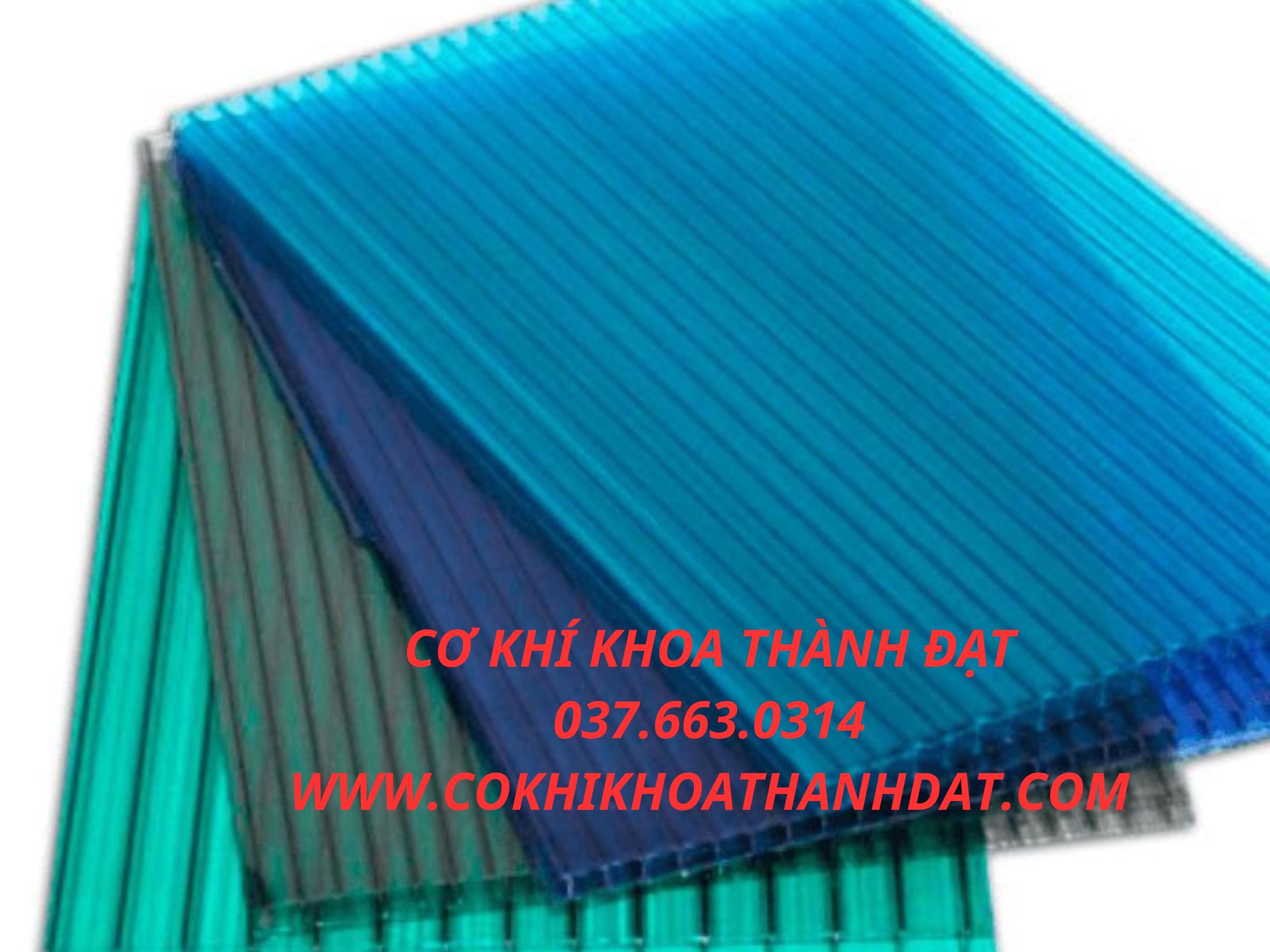 Mái poly nhựa che mát Thuận An