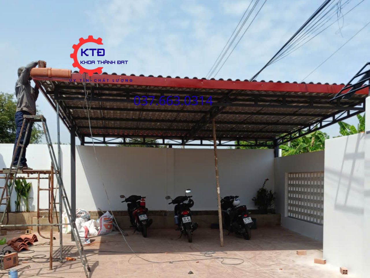 Thợ làm mái tôn giá rẻ tại Tân Hạnh